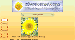 Desktop Screenshot of oswiecenie.com